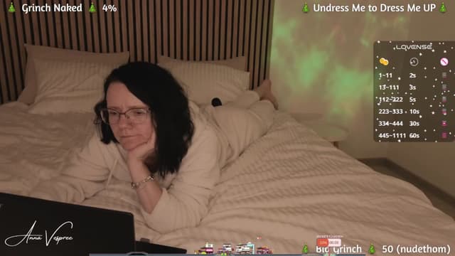 Gallery image thumbnail from AnnaV's myfreecams stream on, 12/15/2024, 21:59 image 7 of 20