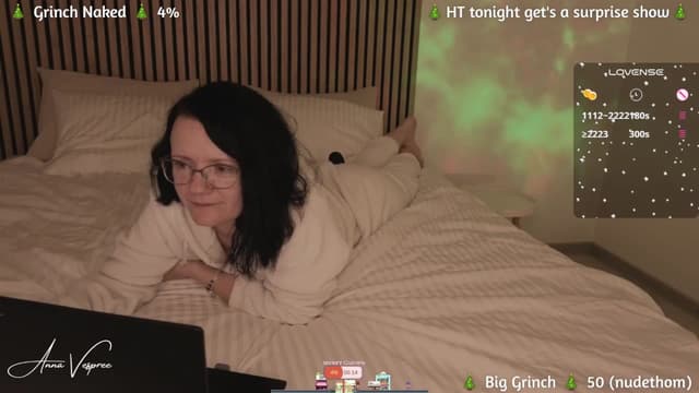 Gallery image thumbnail from AnnaV's myfreecams stream on, 12/15/2024, 21:59 image 6 of 20