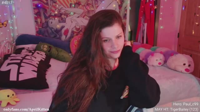 Gallery image thumbnail from April's myfreecams stream on, 05/04/2024, 04:41 image 13 of 20