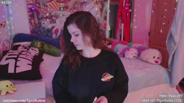 Gallery image thumbnail from April's myfreecams stream on, 05/04/2024, 04:41 image 9 of 20