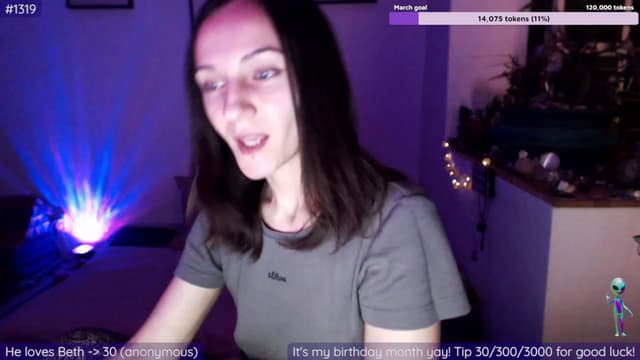 Gallery image thumbnail from Beth_'s myfreecams stream on, 03/10/2023, 24:37 image 2 of 20