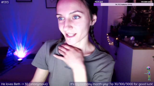 Gallery image thumbnail from Beth_'s myfreecams stream on, 03/10/2023, 24:37 image 13 of 20