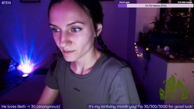 Gallery image thumbnail from Beth_'s myfreecams stream on, 03/10/2023, 24:37 image 14 of 20