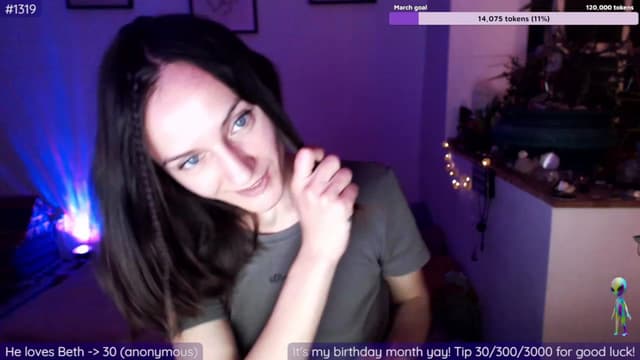 Gallery image thumbnail from Beth_'s myfreecams stream on, 03/10/2023, 24:37 image 3 of 20