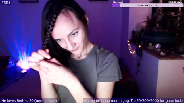 Gallery image thumbnail from Beth_'s myfreecams stream on, 03/10/2023, 24:37 image 6 of 20