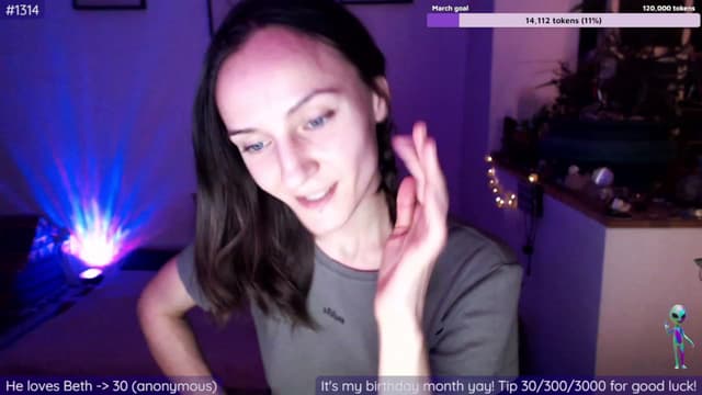 Gallery image thumbnail from Beth_'s myfreecams stream on, 03/10/2023, 24:37 image 9 of 20