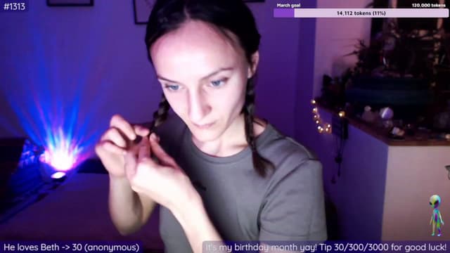 Gallery image thumbnail from Beth_'s myfreecams stream on, 03/10/2023, 24:37 image 10 of 20