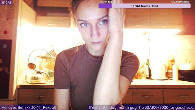Gallery image thumbnail from Beth_'s myfreecams stream on, 03/11/2023, 24:08 image 20 of 20