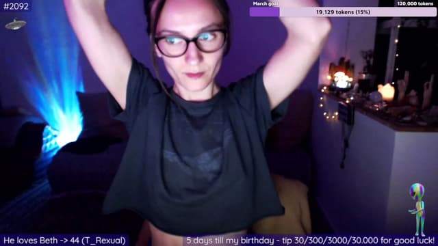 Gallery image thumbnail from Beth_'s myfreecams stream on, 03/20/2023, 24:02 image 14 of 20