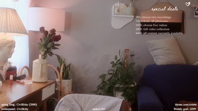 Gallery image thumbnail from Femme's myfreecams stream on, 04/18/2024, 19:08 image 5 of 20