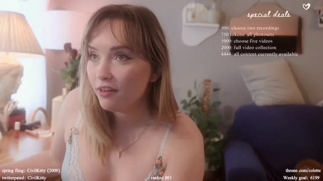 Gallery image thumbnail from Femme's myfreecams stream on, 04/18/2024, 19:08 image 16 of 20
