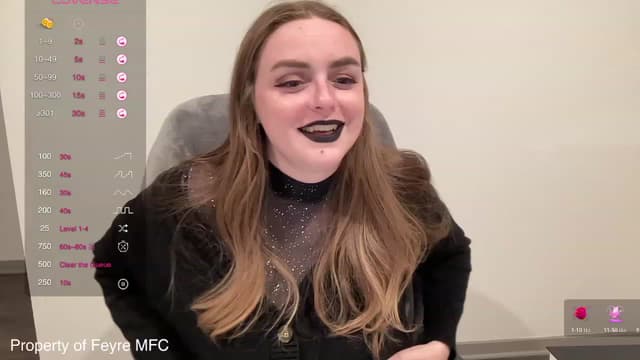 Gallery image thumbnail from Feyre's myfreecams stream on, 03/07/2024, 05:14 image 5 of 20