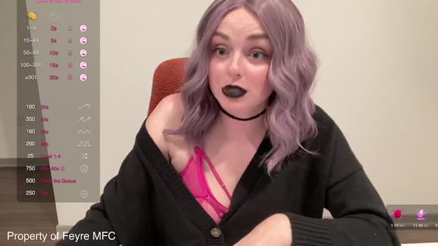 Gallery image thumbnail from Feyre's myfreecams stream on, 04/14/2024, 02:35 image 14 of 20