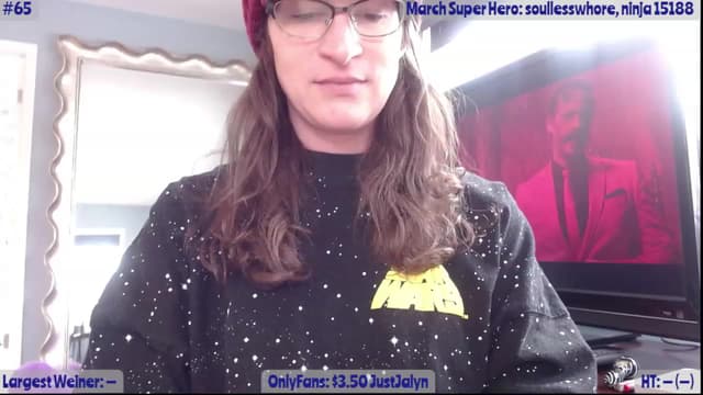 Gallery image thumbnail from Jalyn's myfreecams stream on, 03/13/2023, 16:34 image 1 of 20