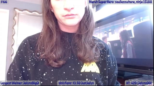 Gallery image thumbnail from Jalyn's myfreecams stream on, 03/14/2023, 24:37 image 1 of 20