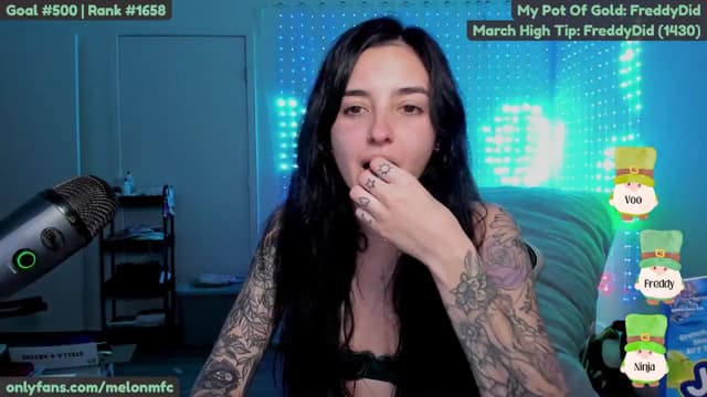 Gallery image thumbnail from Melon's myfreecams stream on, 03/28/2025, 04:00 image 3 of 20