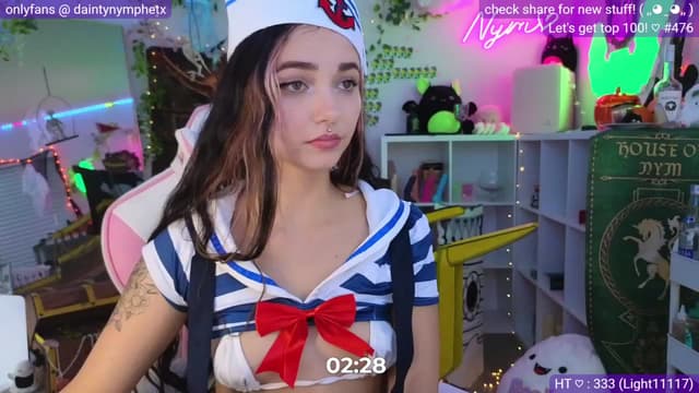Gallery image thumbnail from Nym_x's myfreecams stream on, 10/06/2023, 03:53 image 10 of 20