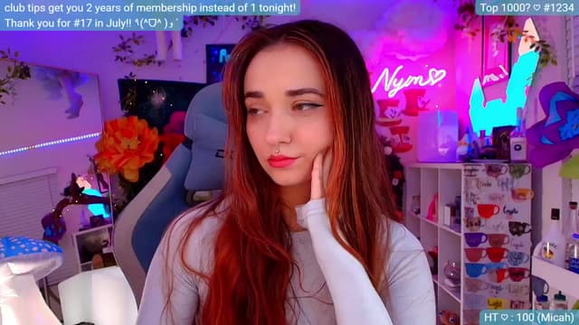 Gallery image thumbnail from Nym_x's myfreecams stream on, 08/30/2024, 03:10 image 19 of 20