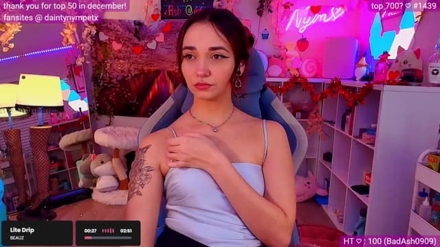 Gallery image thumbnail from Nym_x's myfreecams stream on, 02/06/2025, 05:25 image 7 of 20