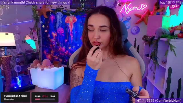 Gallery image thumbnail from Nym_x's myfreecams stream on, 07/03/2025, 04:08 image 16 of 20