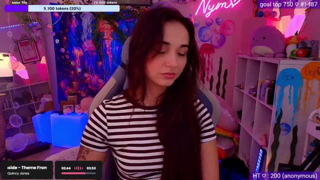 Gallery image thumbnail from Nym_x's myfreecams stream on, 08/21/2025, 04:16 image 8 of 20