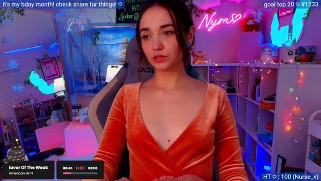 Gallery image thumbnail from Nym_x's myfreecams stream on, 12/01/2025, 08:22 image 6 of 20