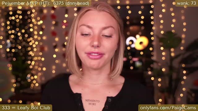 Gallery image thumbnail from Paige's myfreecams stream on, 11/09/2023, 02:41 image 14 of 20
