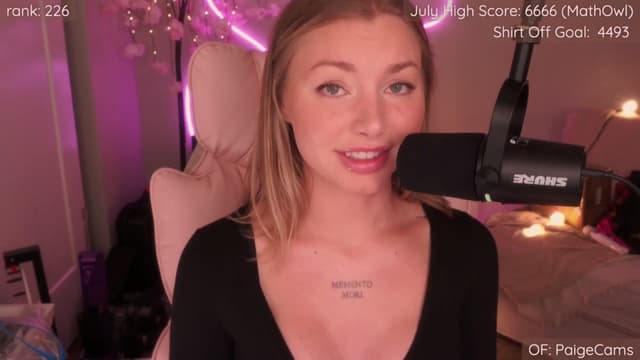 Gallery image thumbnail from Paige's myfreecams stream on, 07/27/2025, 22:01 image 14 of 20