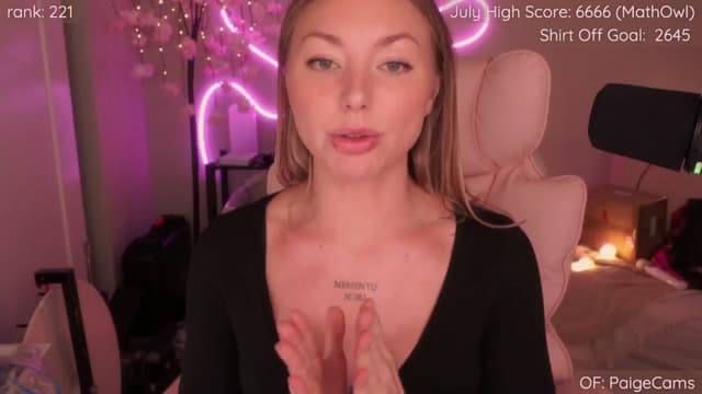 Gallery image thumbnail from Paige's myfreecams stream on, 07/27/2025, 23:54 image 10 of 20
