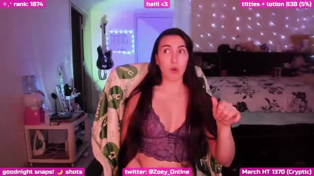Gallery image thumbnail from Zobot's myfreecams stream on, 03/26/2025, 06:01 image 2 of 20